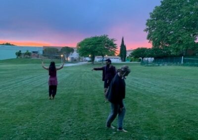 Danse libre en plein air